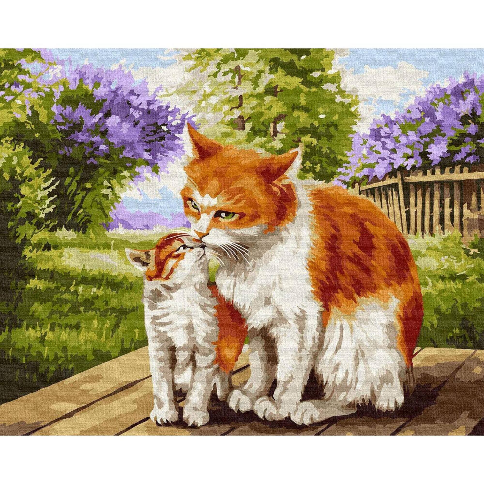 Ideyka Mother's Warmth Painting by Numbers Kit